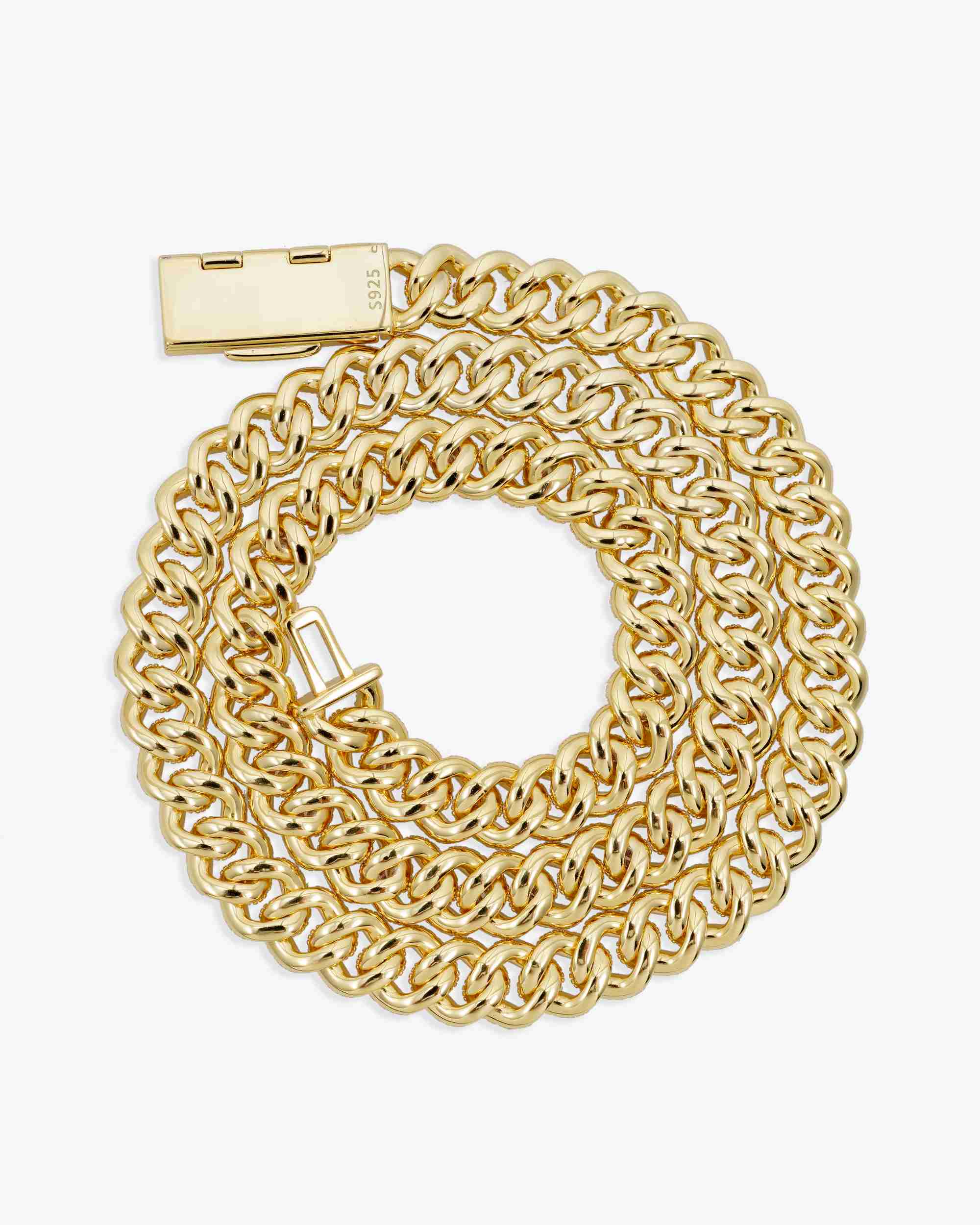 Moissanite Cuban Link Chain 14K Gold (ALL SIZES) - Image 45