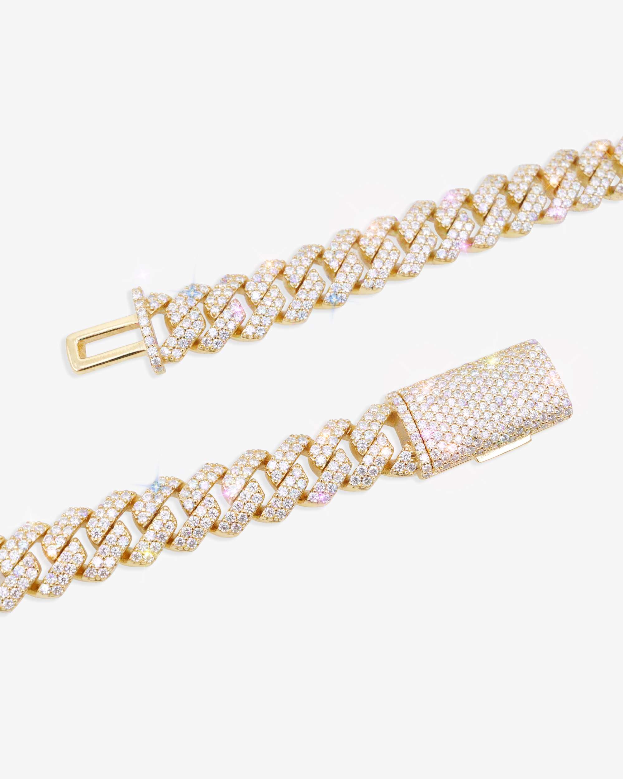 Moissanite Cuban Link Chain 14K Gold (ALL SIZES) - Image 46