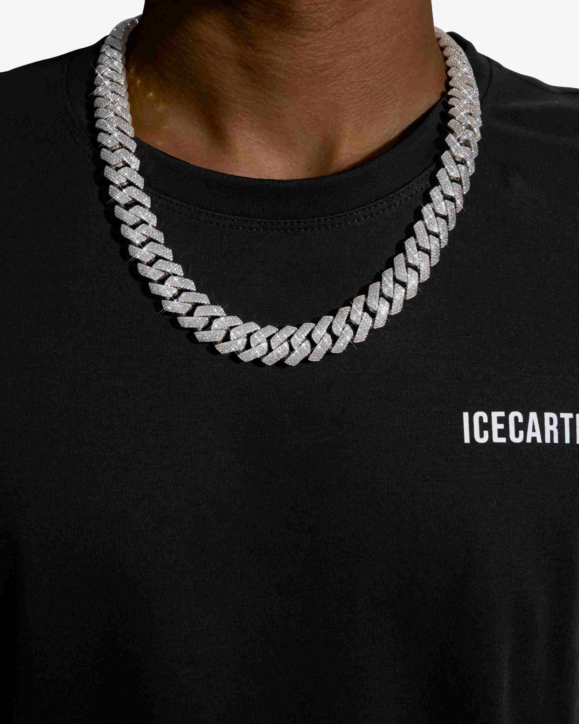 Moissanite Cuban Link Chain 14K Gold (ALL SIZES) - Image 7