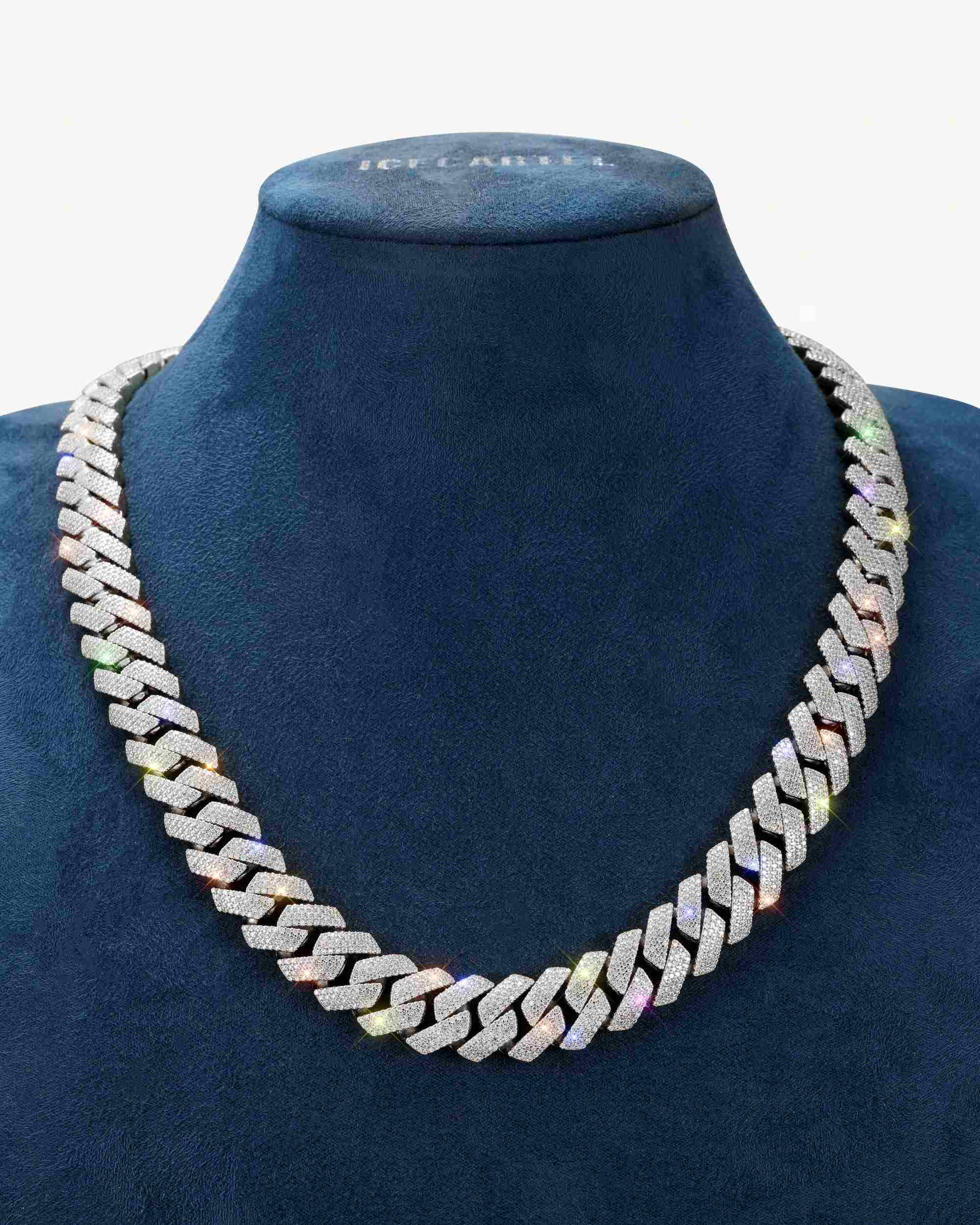 Moissanite Cuban Link Chain 14K Gold (ALL SIZES) - Image 8