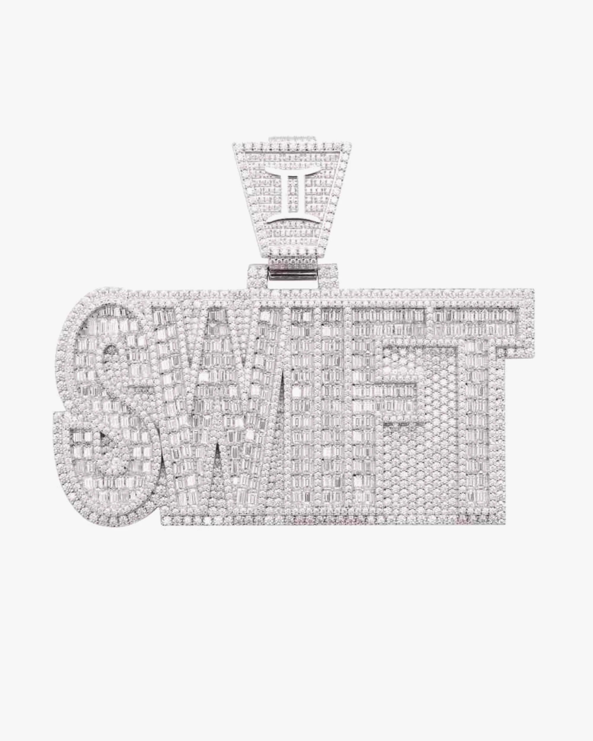 Moissanite Custom "SWIFT" Pendant 14K Gold