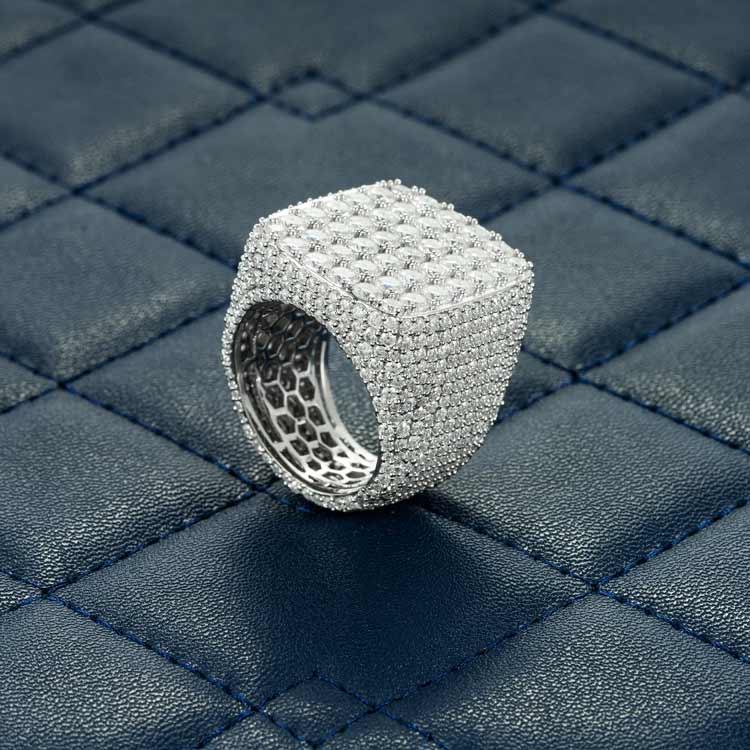 Moissanite Pinky Ring - Image 5