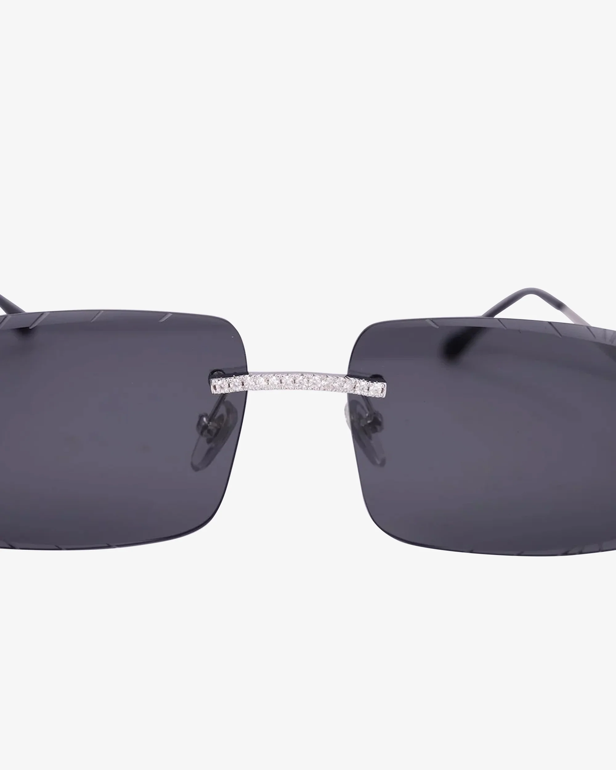 Moissanite Prong Sunglasses 14K Gold - Image 12