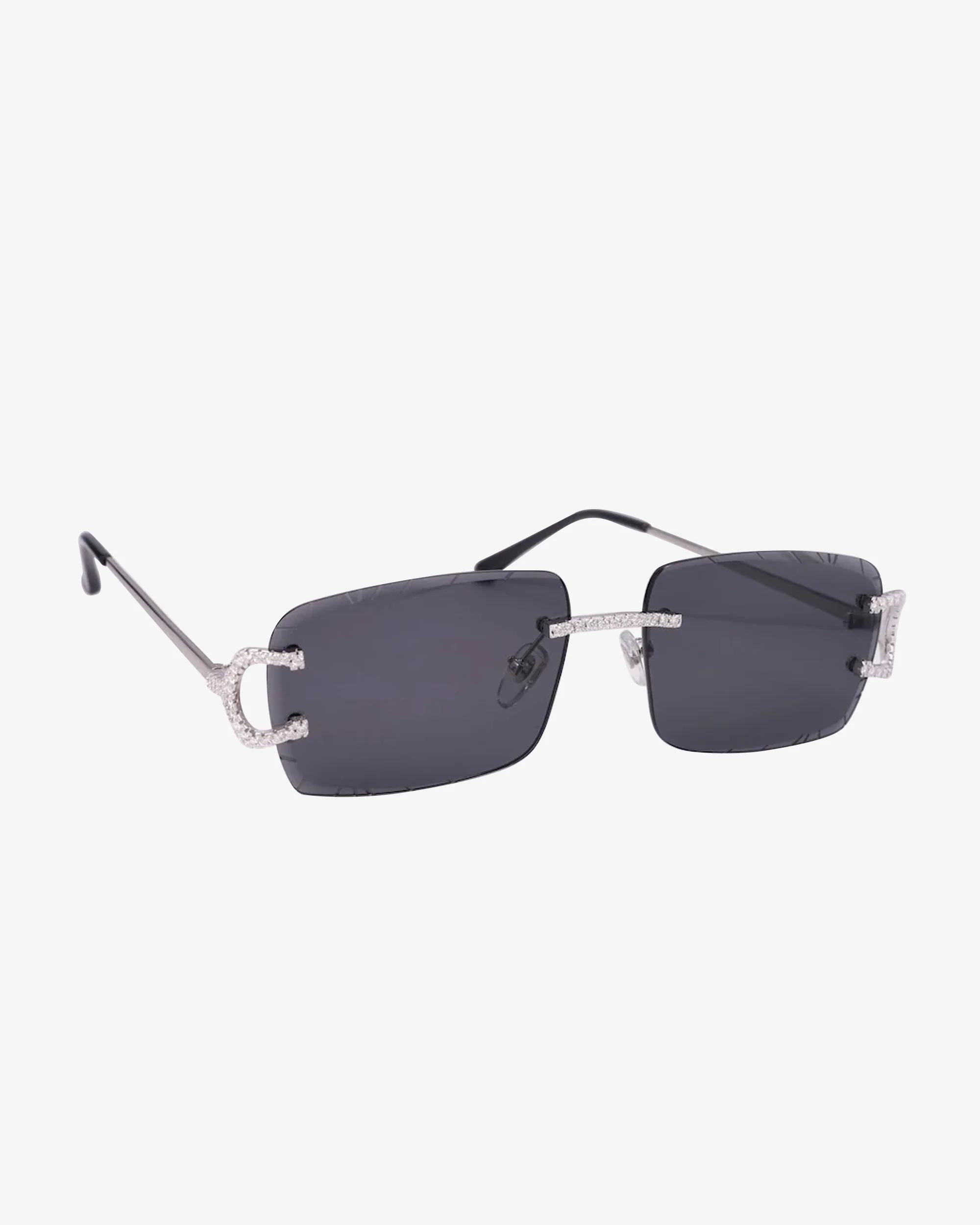 Moissanite Prong Sunglasses 14K Gold - Image 13