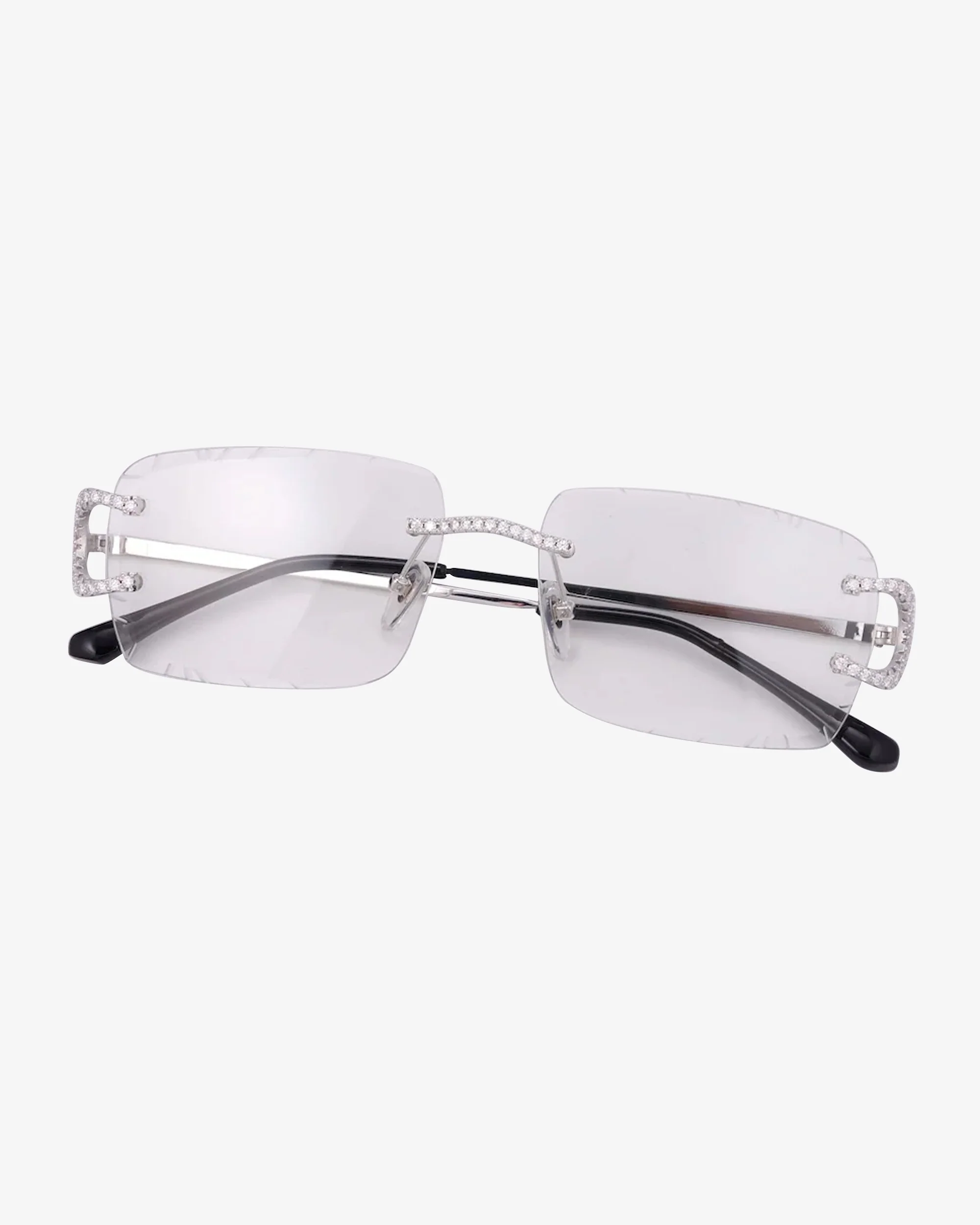 Moissanite Prong Sunglasses 14K Gold - Image 7