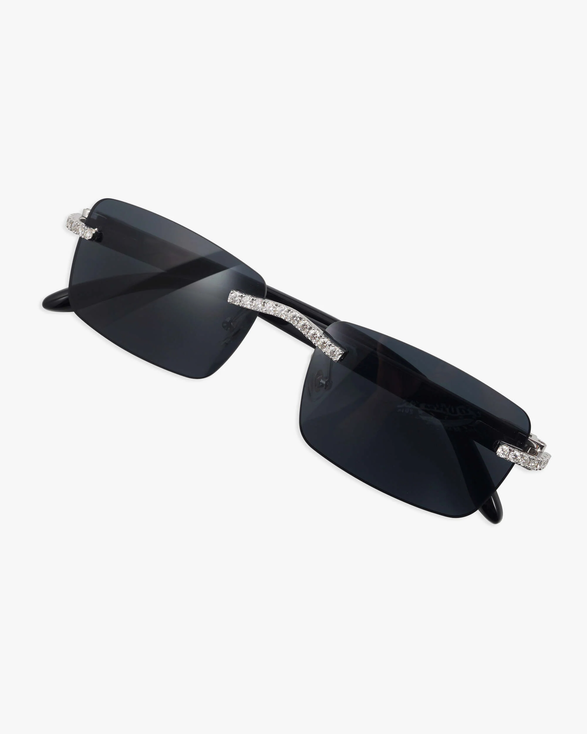 Moissanite Rimless Sunglasses 14K Gold - Image 5