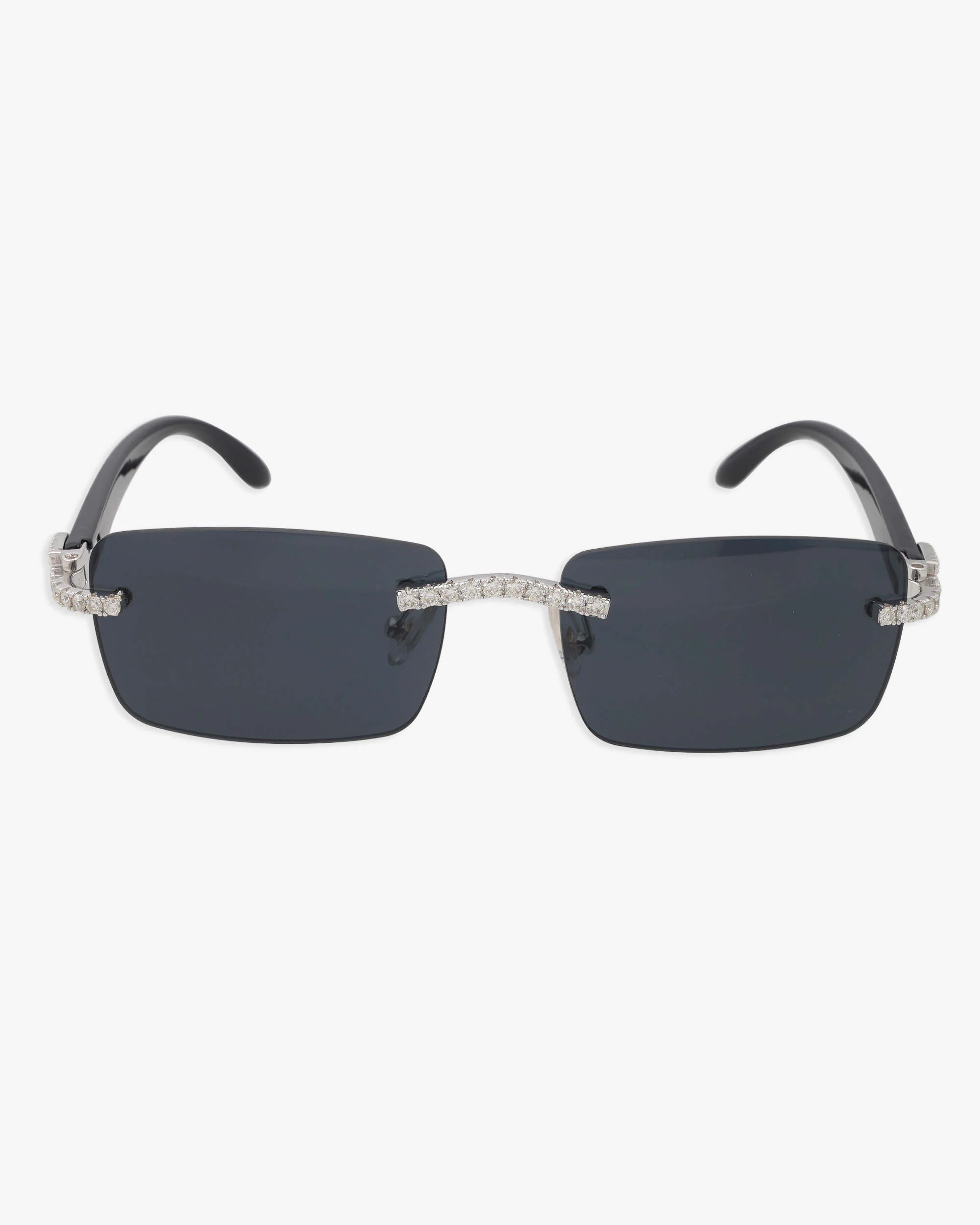 Moissanite Rimless Sunglasses 14K Gold - Image 6