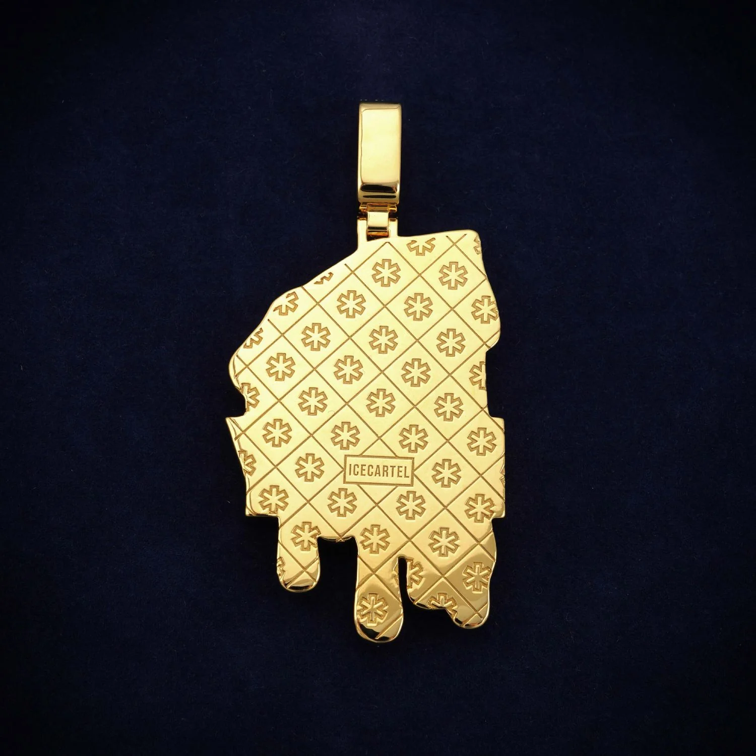 "MONEY" Custom Moissanite Name Pendant 14K Gold - Image 3
