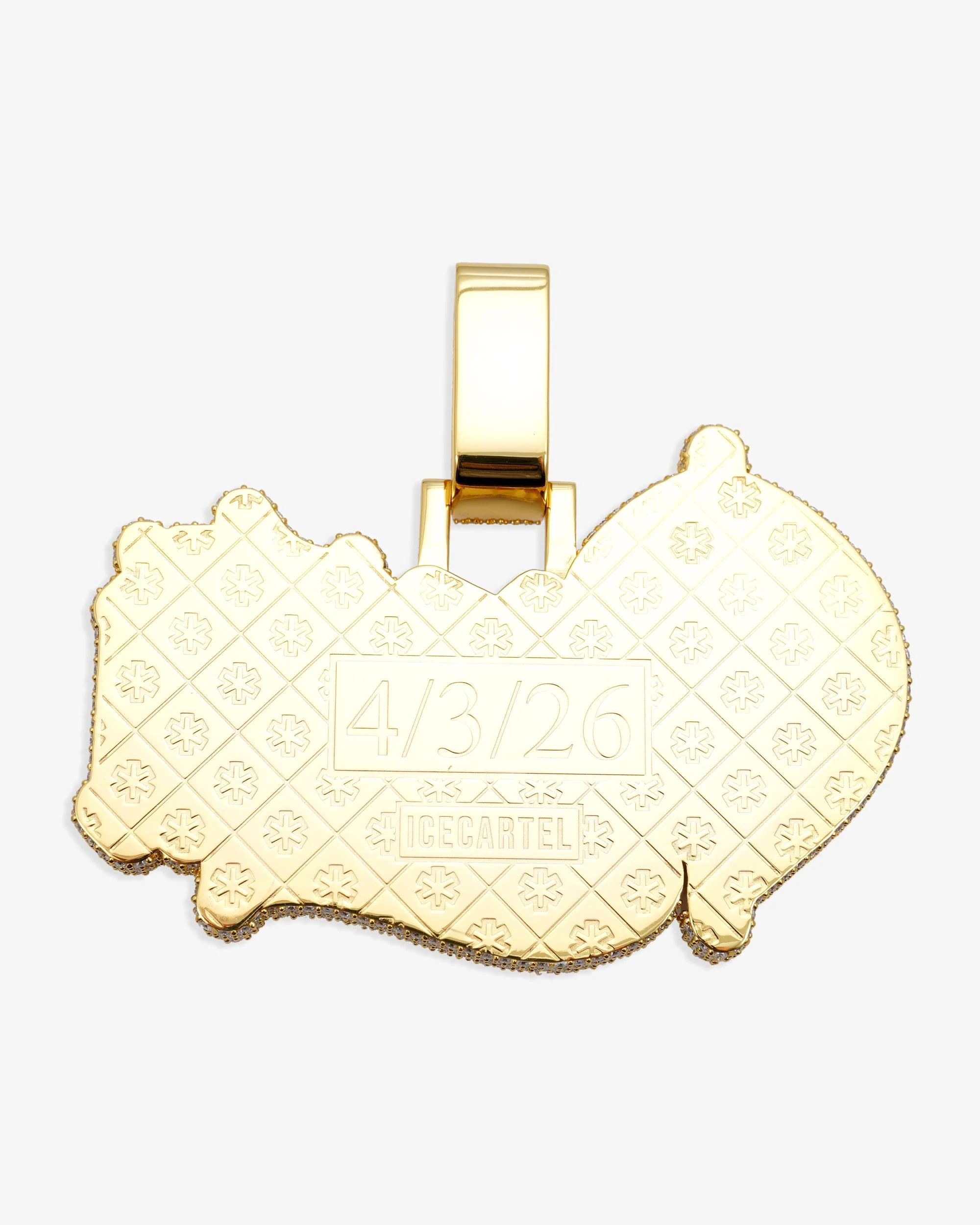 "NINO BREEZE OMERTÀ" Custom Diamond Pendant 14K Gold - Image 5