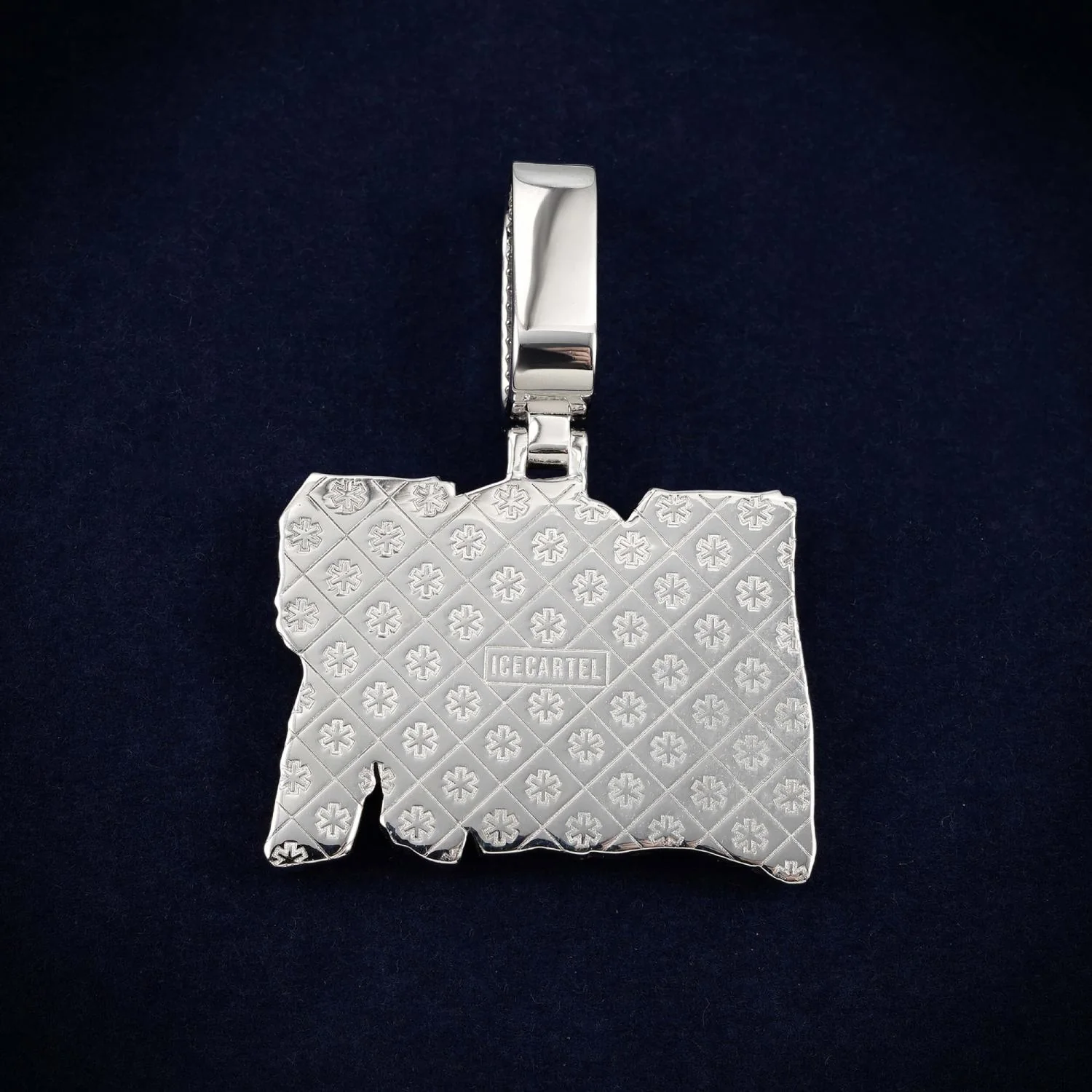 "PGR" Custom Moissanite Name Pendant 14K Gold - Image 3