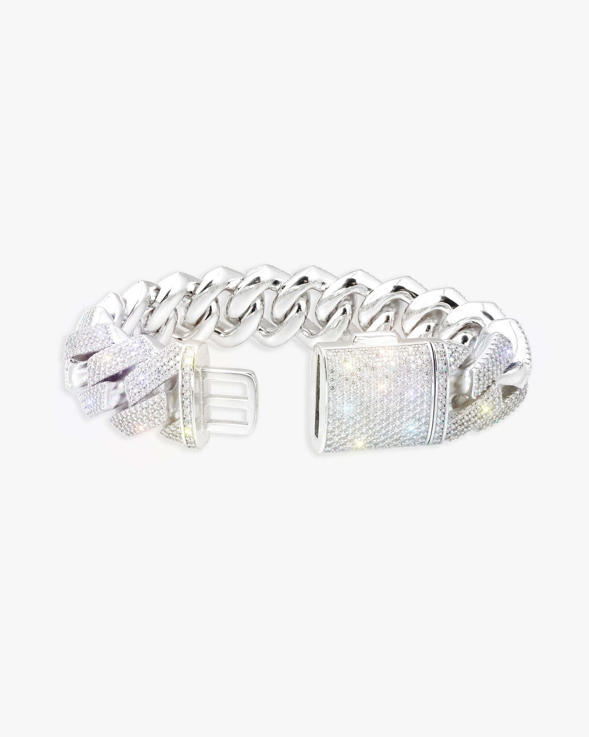 Moissanite Cuban Link Bracelet 14K Gold (ALL SIZES) - Image 27
