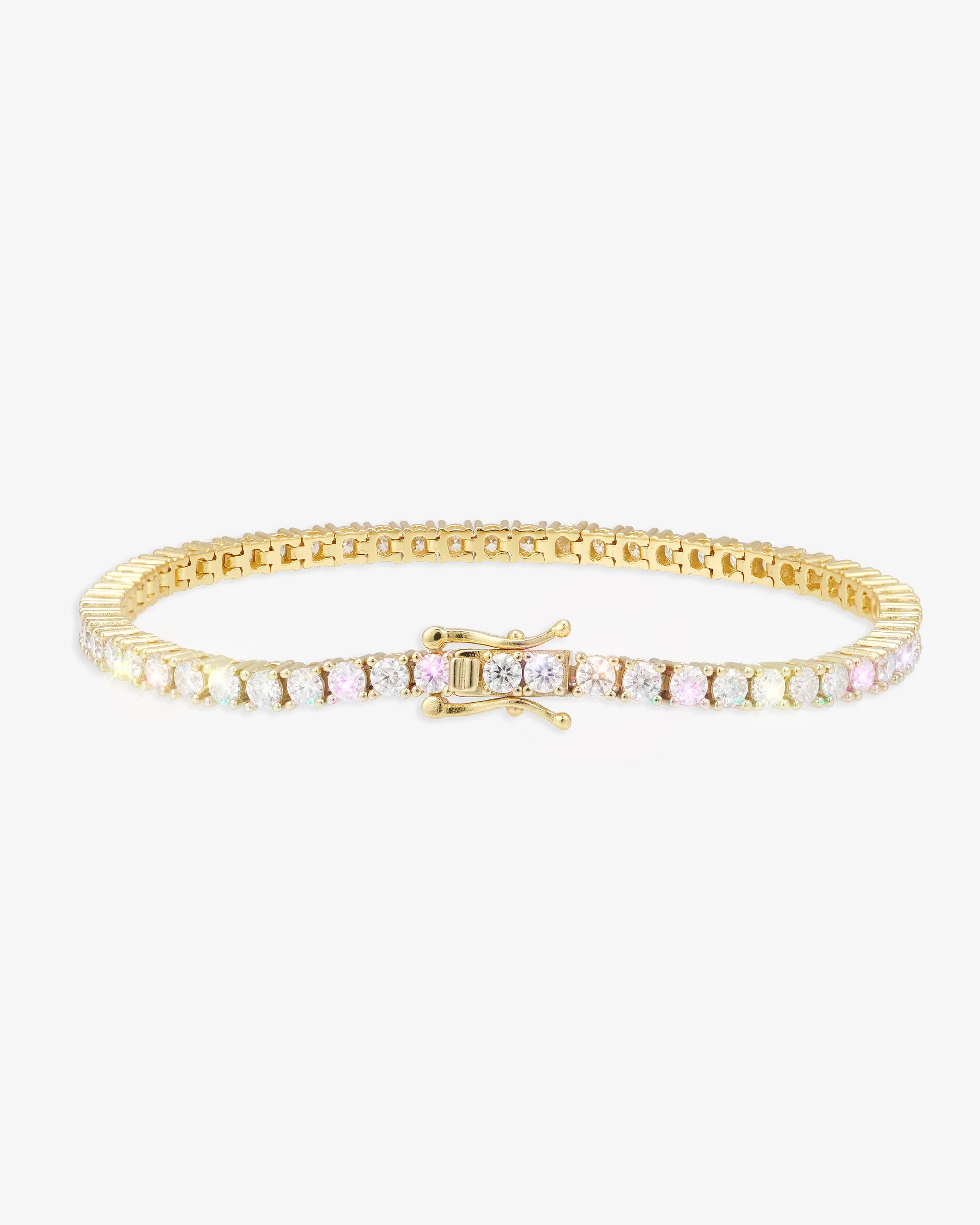 Moissanite Tennis Bracelet 14K Gold (ALL SIZES) - Image 17