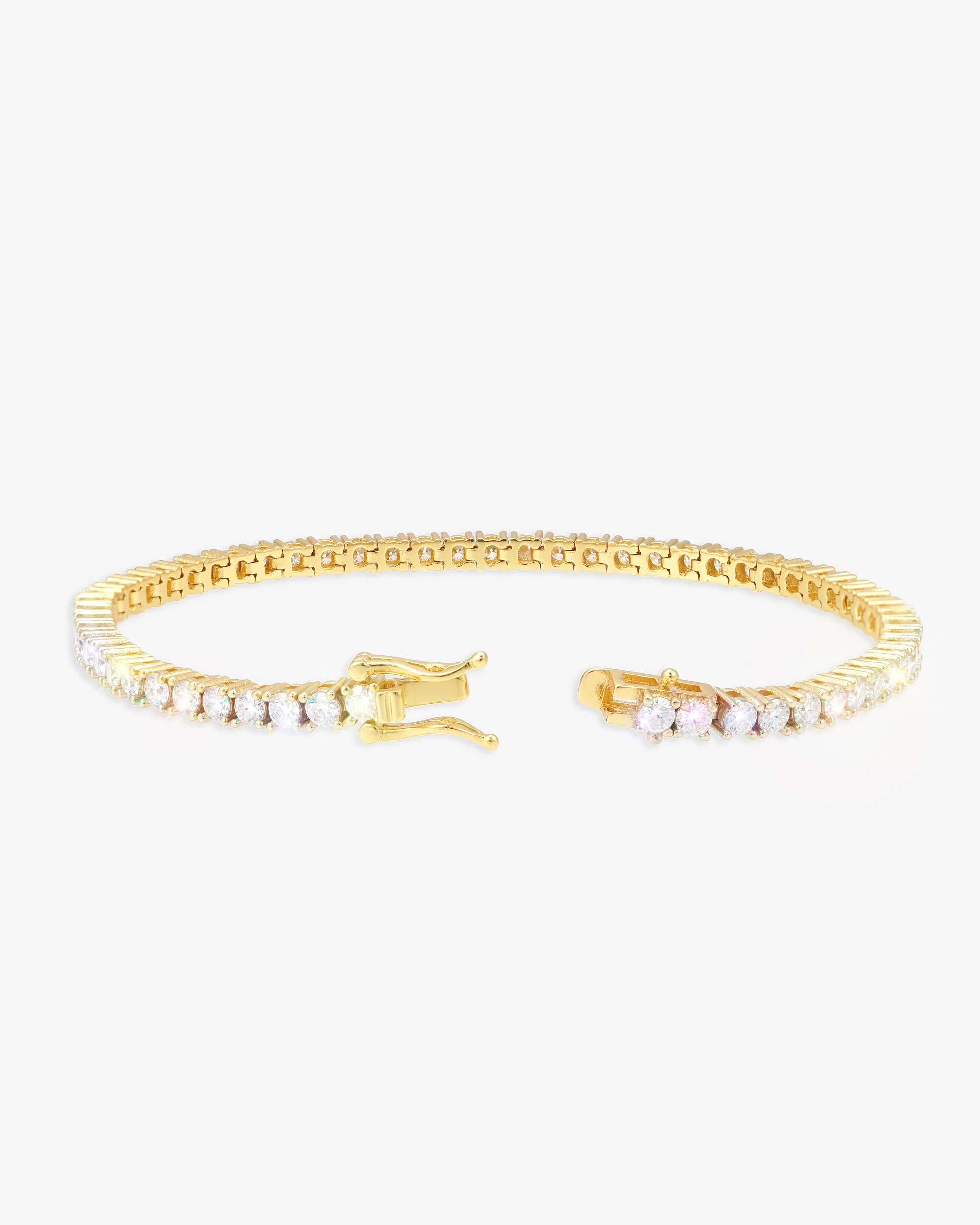 Moissanite Tennis Bracelet 14K Gold (ALL SIZES) - Image 18