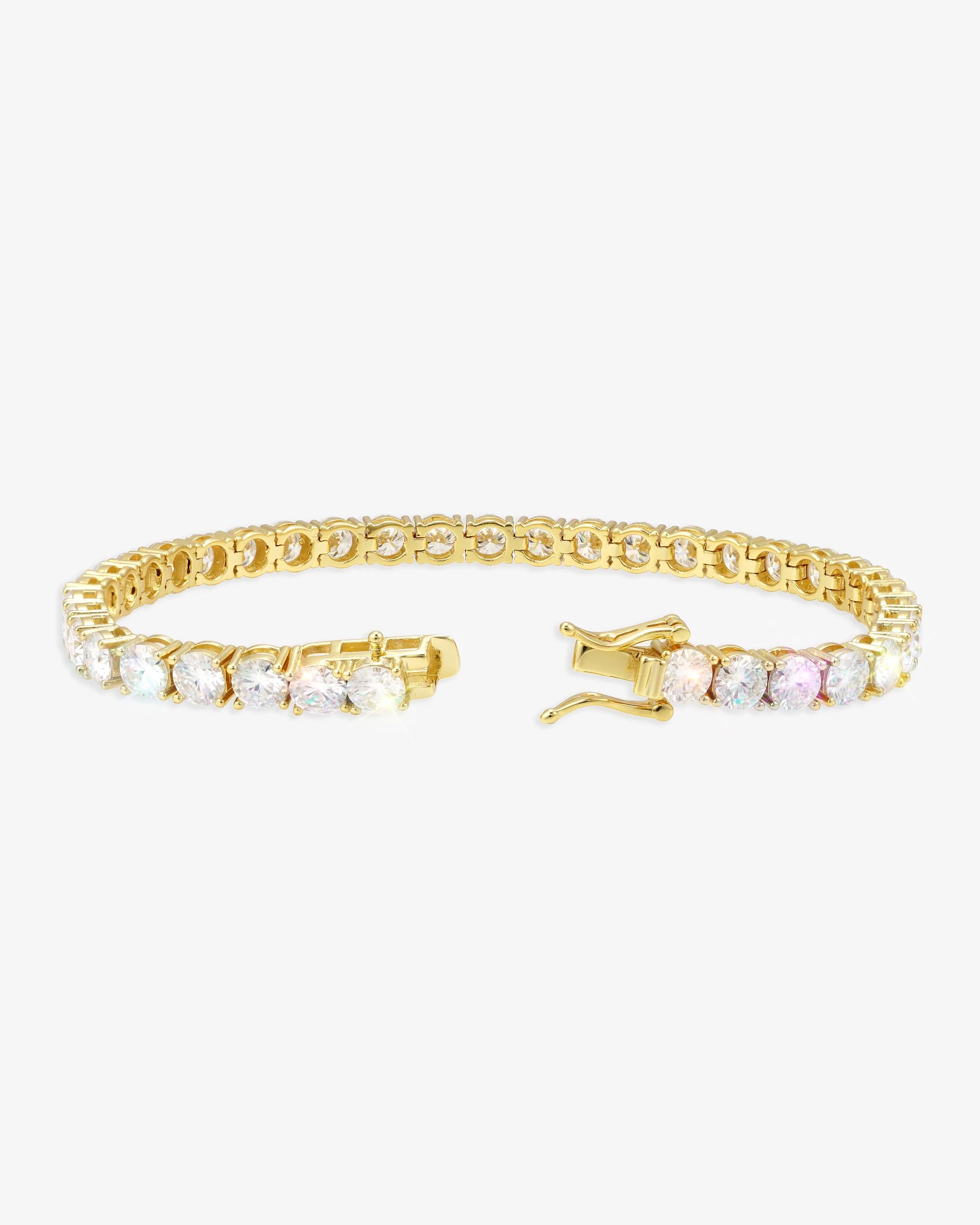 Moissanite Tennis Bracelet 14K Gold (ALL SIZES) - Image 22