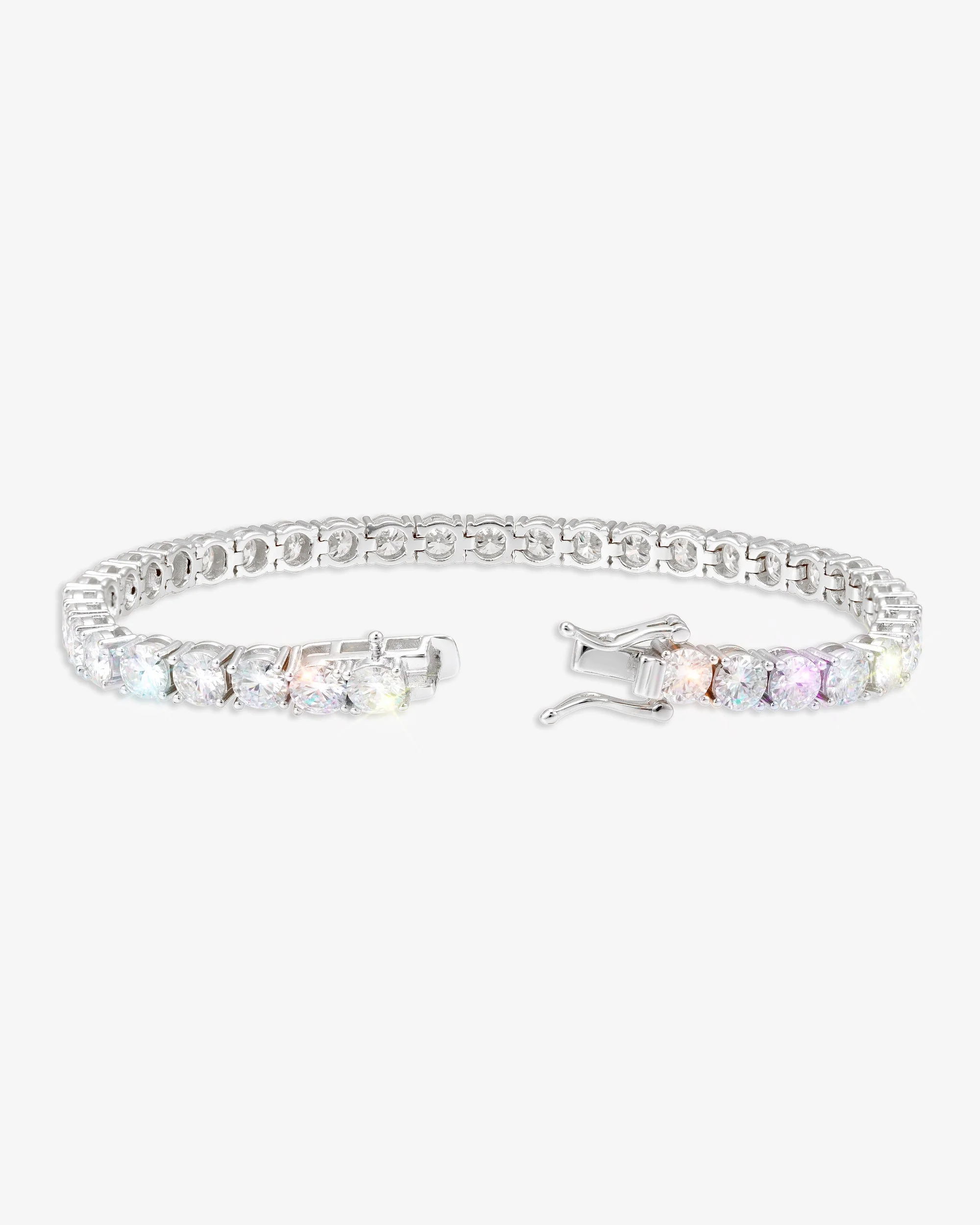 Moissanite Tennis Bracelet 14K Gold (ALL SIZES) - Image 6