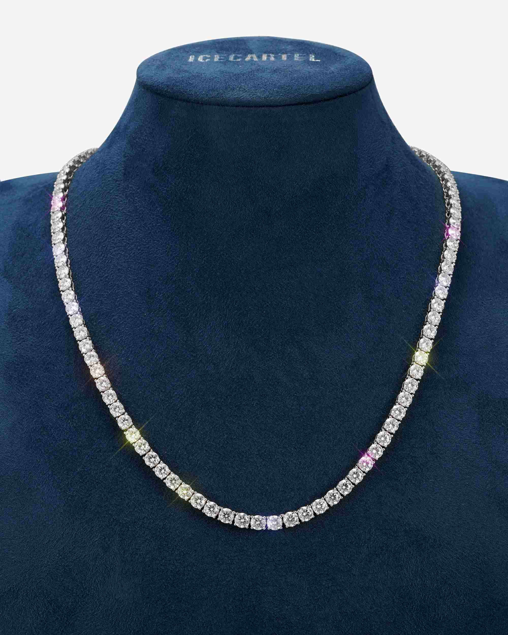 S925 Silver Moissanite Tennis Chain 14K Gold (ALL SIZES) - Image 10