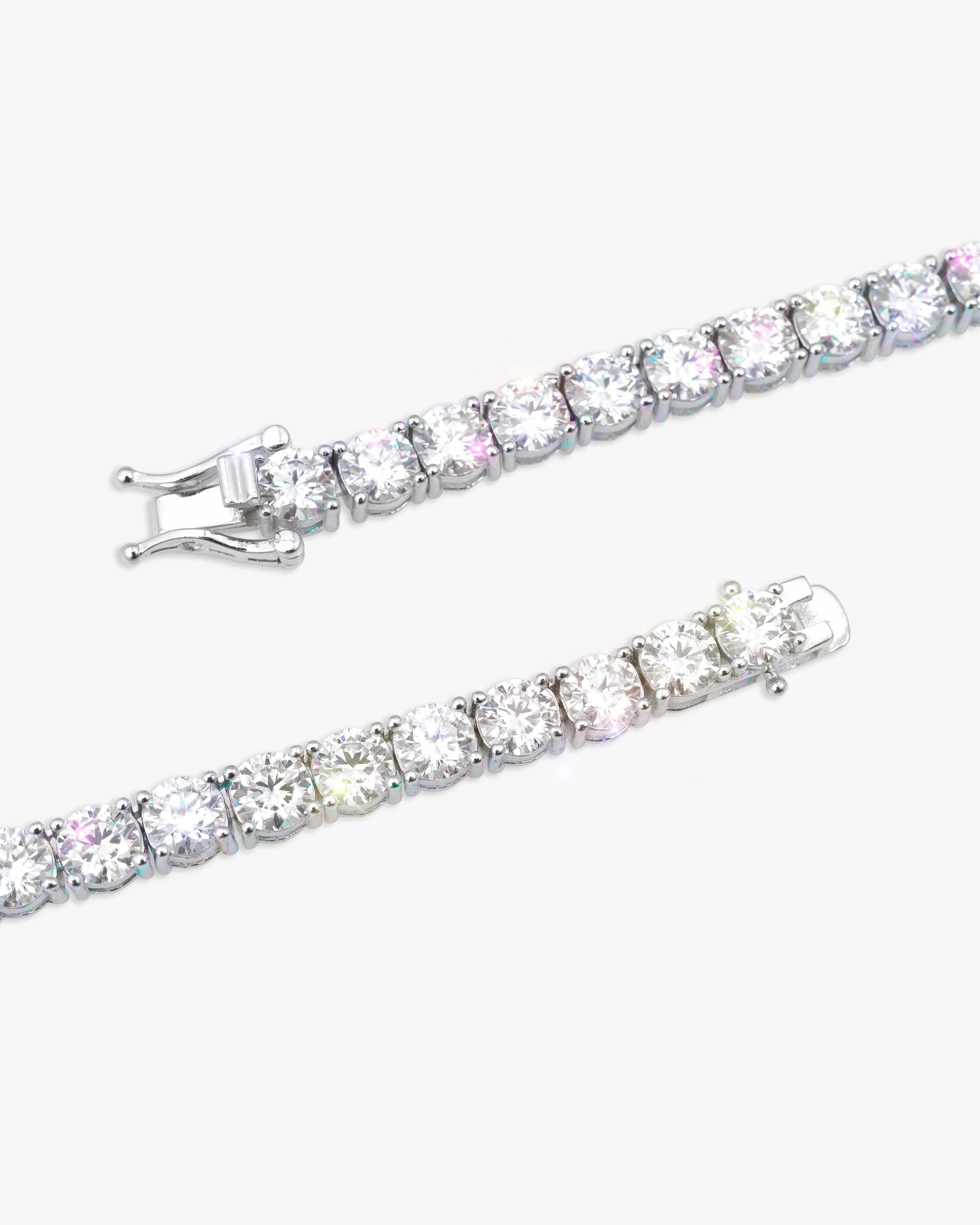 S925 Silver Moissanite Tennis Chain 14K Gold (ALL SIZES) - Image 12