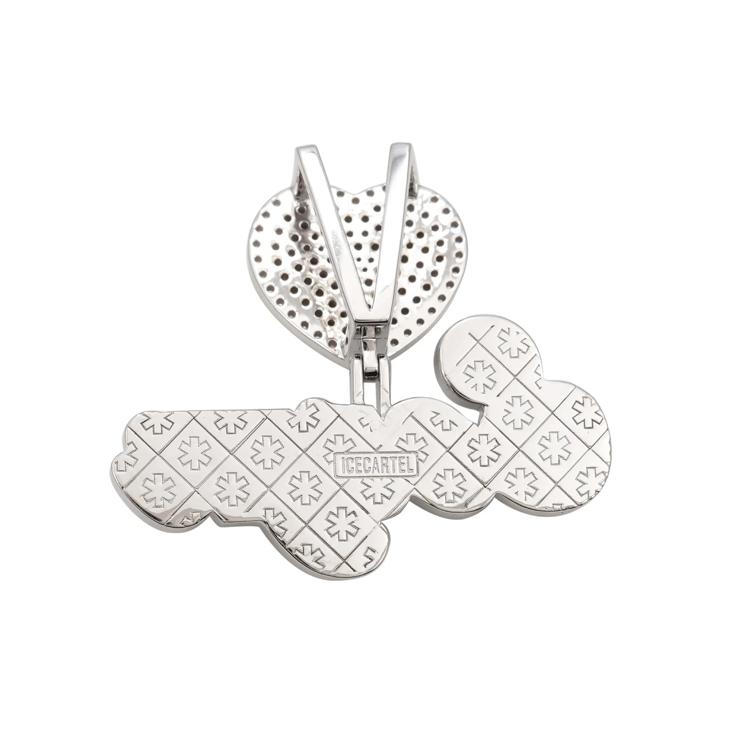 "Seuyn" Custom Moissanite Name Pendant 14K Gold - Image 4