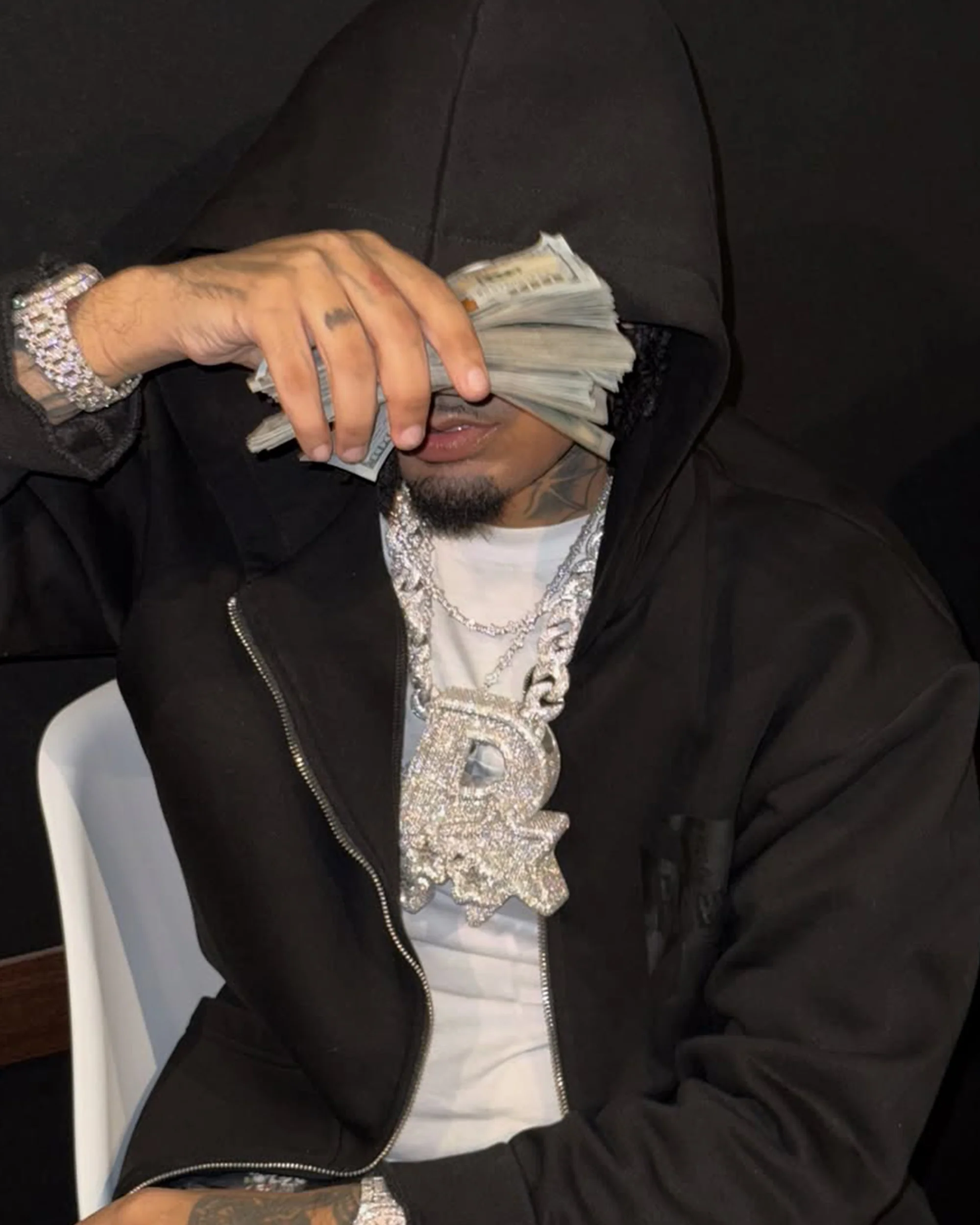 "SMOKEPURPP" Custom Diamond Pendant 14K Gold - Image 11