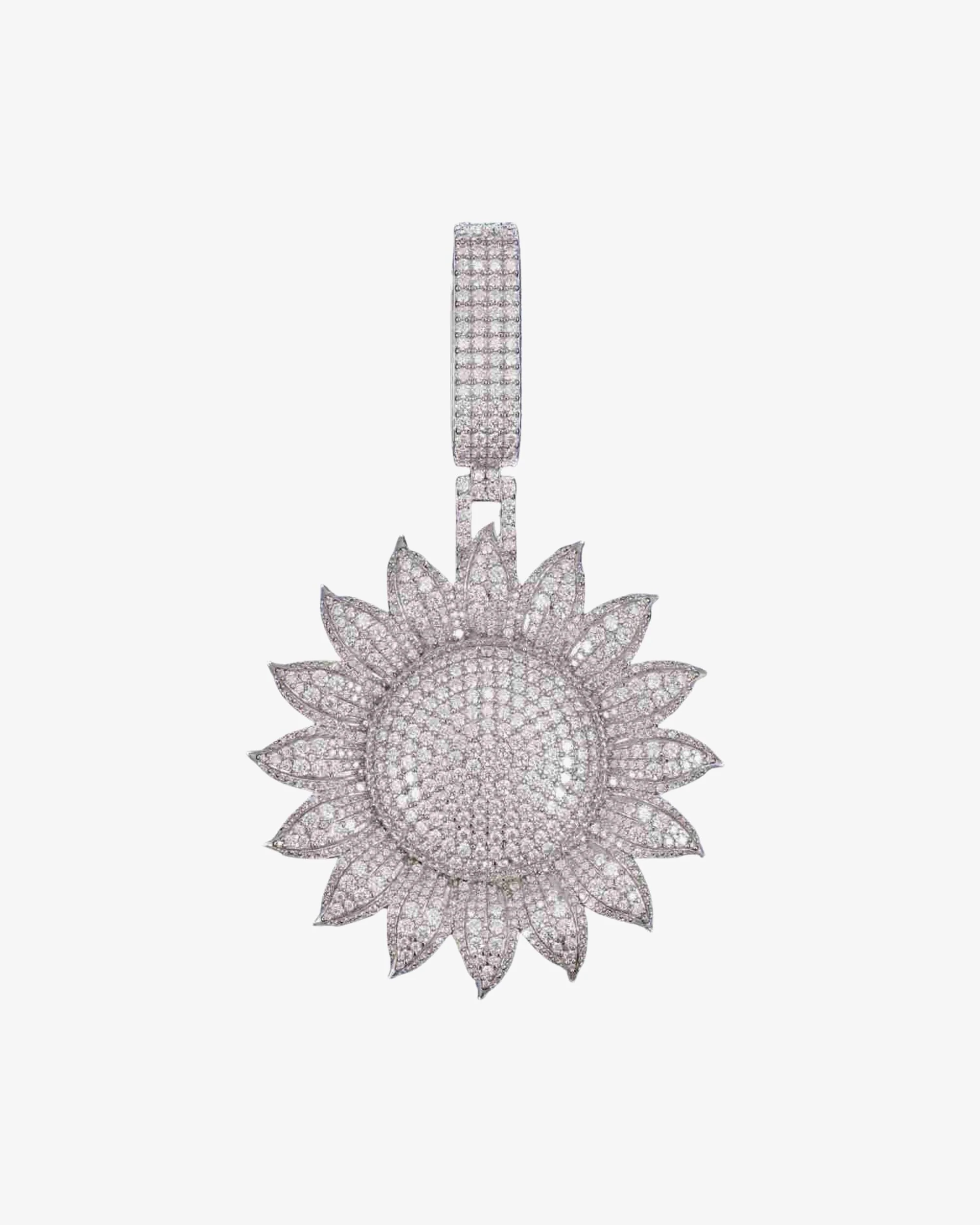 "SUNSHINE" Custom Moissanite Pendant 14K Gold