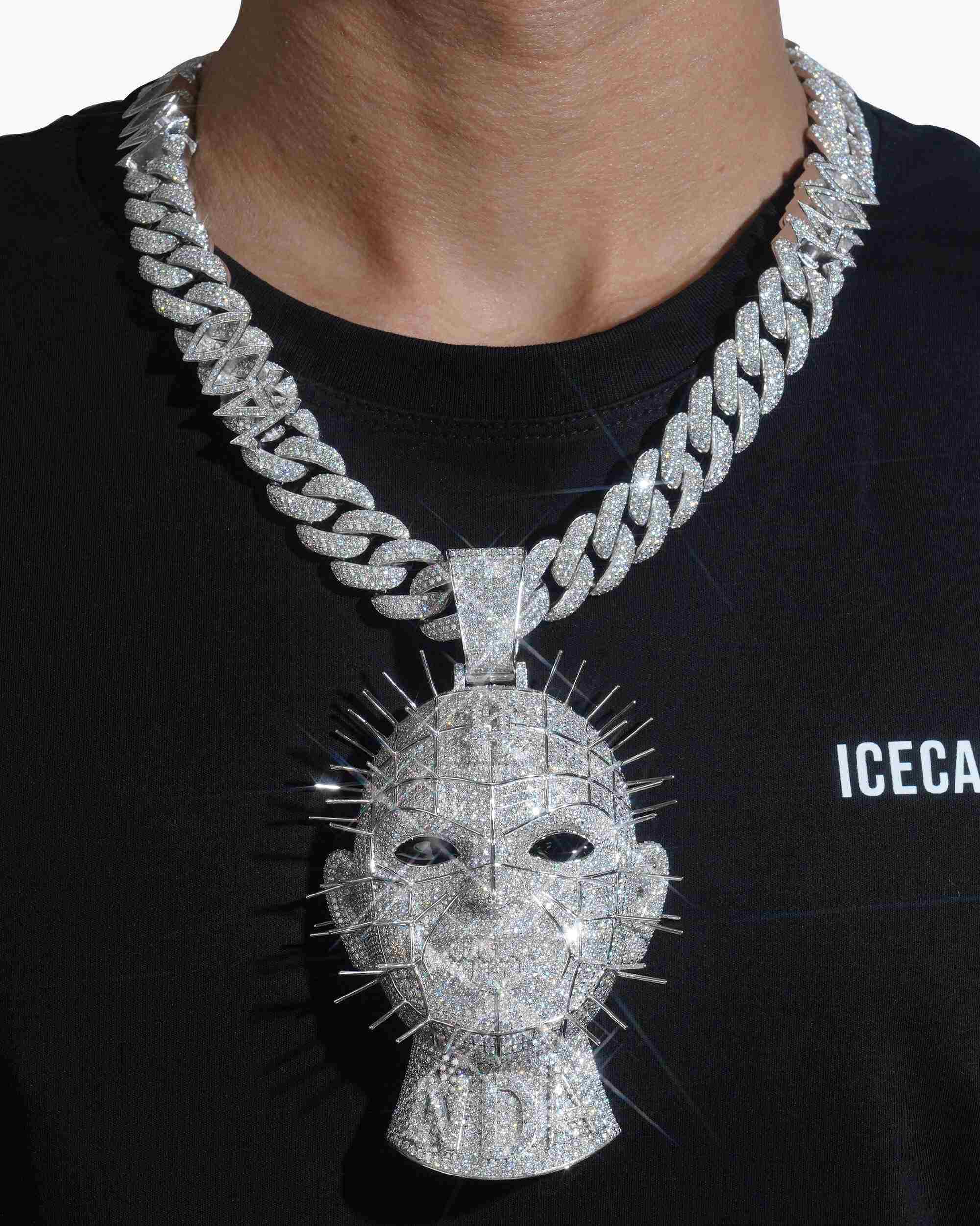 Trippie Redd "NDA" Hell Raiser Custom Diamond Pendant 14K Gold - Image 5
