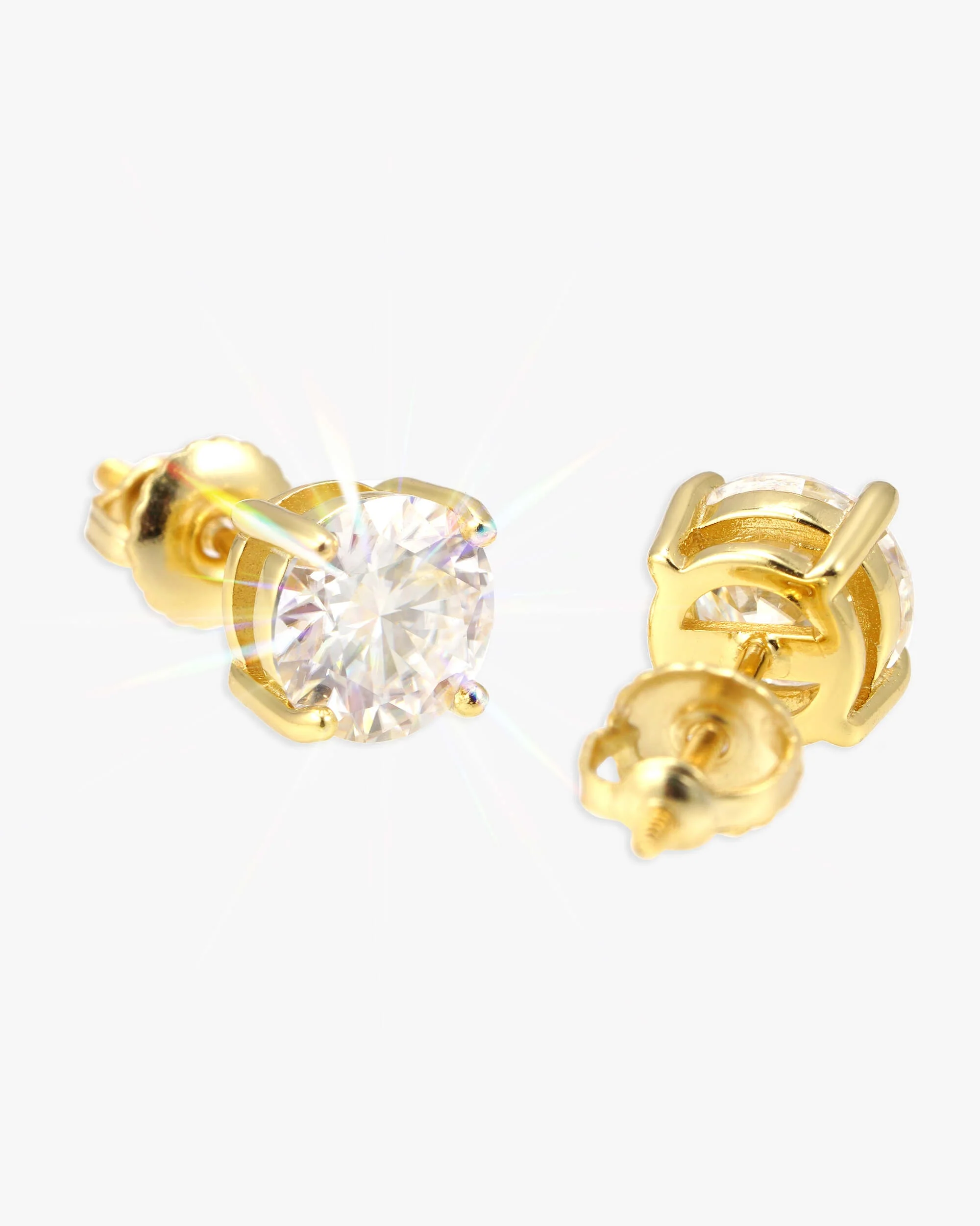 VVS Moissanite Stud Earrings (ALL SIZES) - Image 12