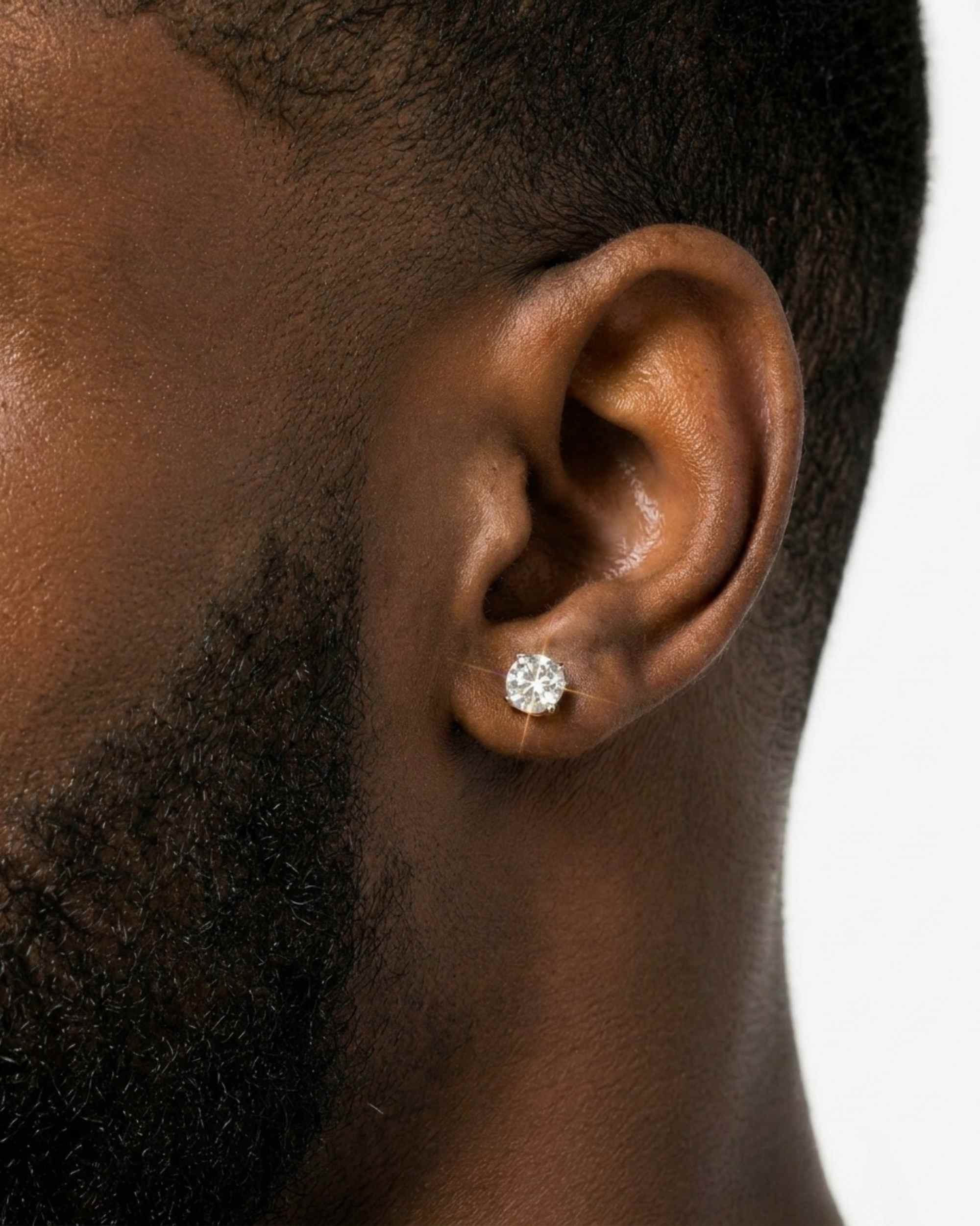 VVS Moissanite Stud Earrings (ALL SIZES) - Image 14