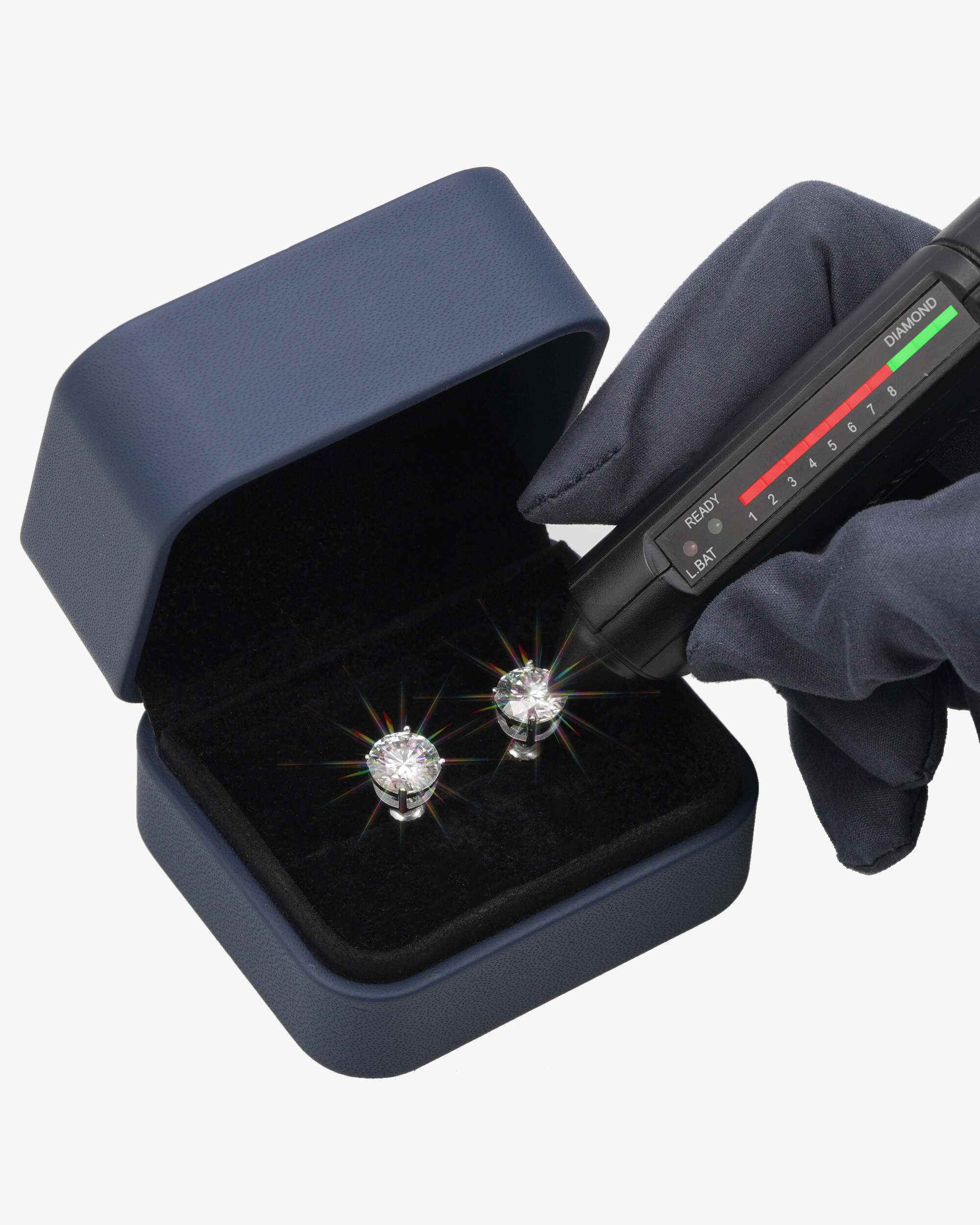 VVS Moissanite Stud Earrings (ALL SIZES) - Image 15