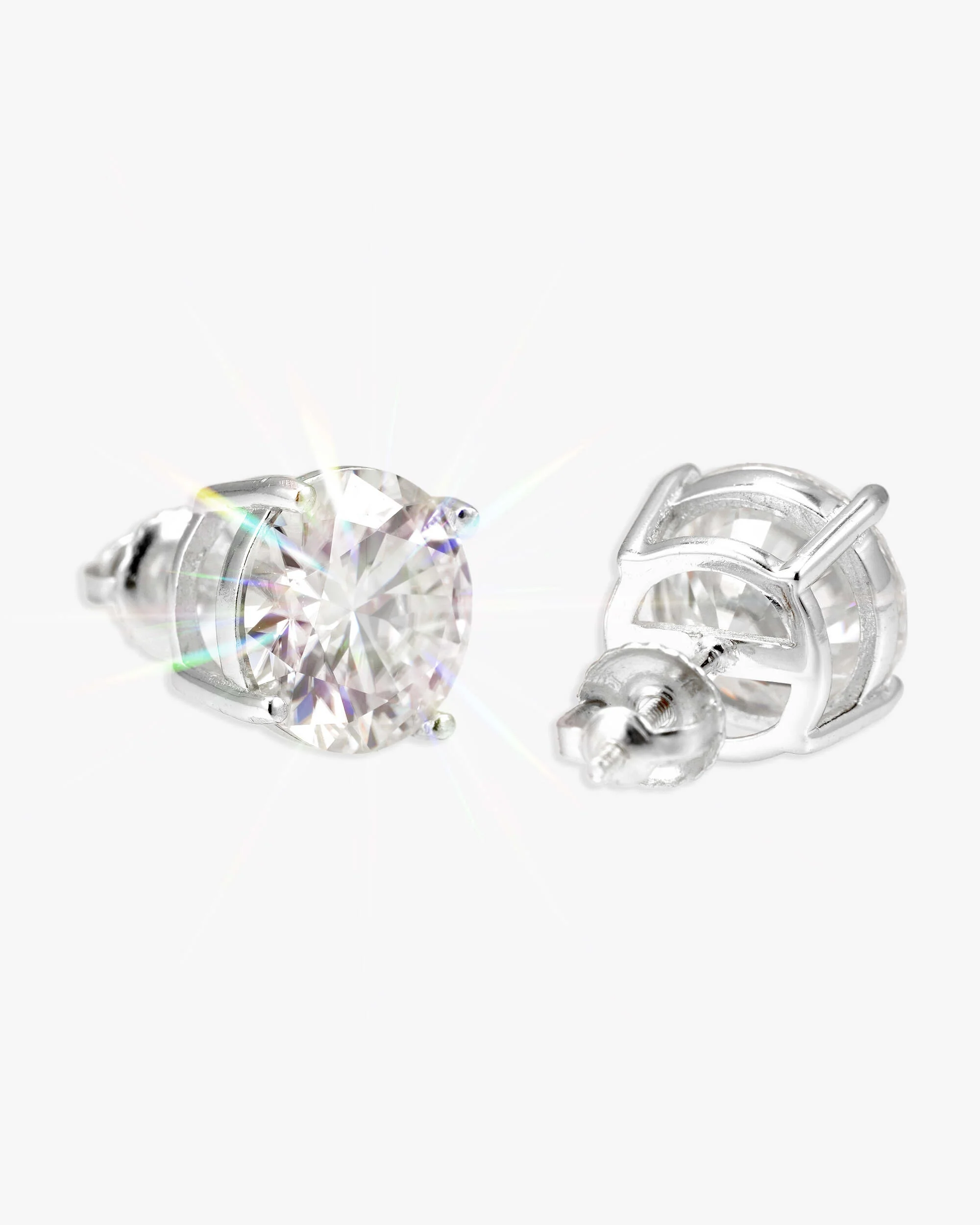 VVS Moissanite Stud Earrings (ALL SIZES) - Image 6