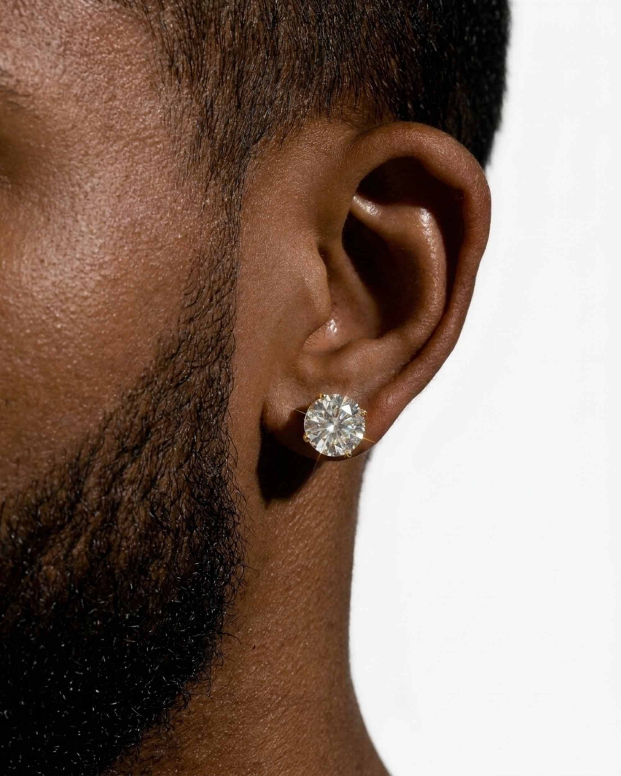 VVS Moissanite Stud Earrings (ALL SIZES) - Image 7