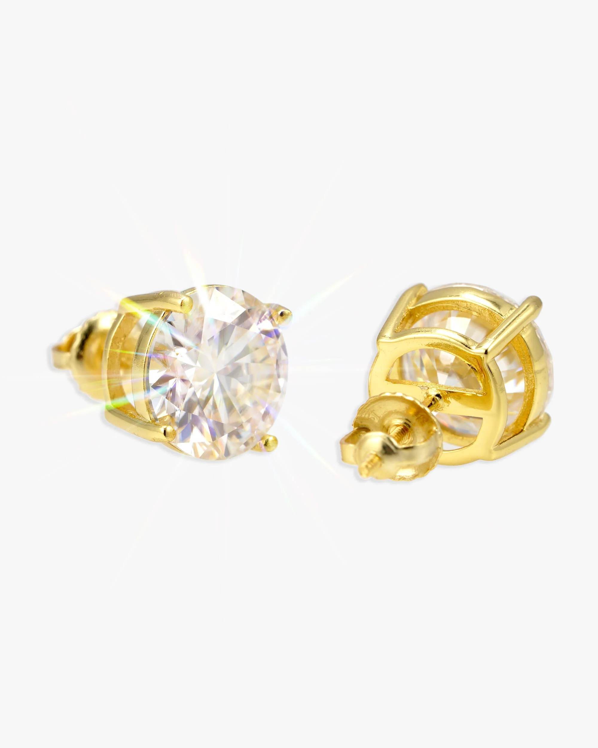 VVS Moissanite Stud Earrings (ALL SIZES) - Image 8