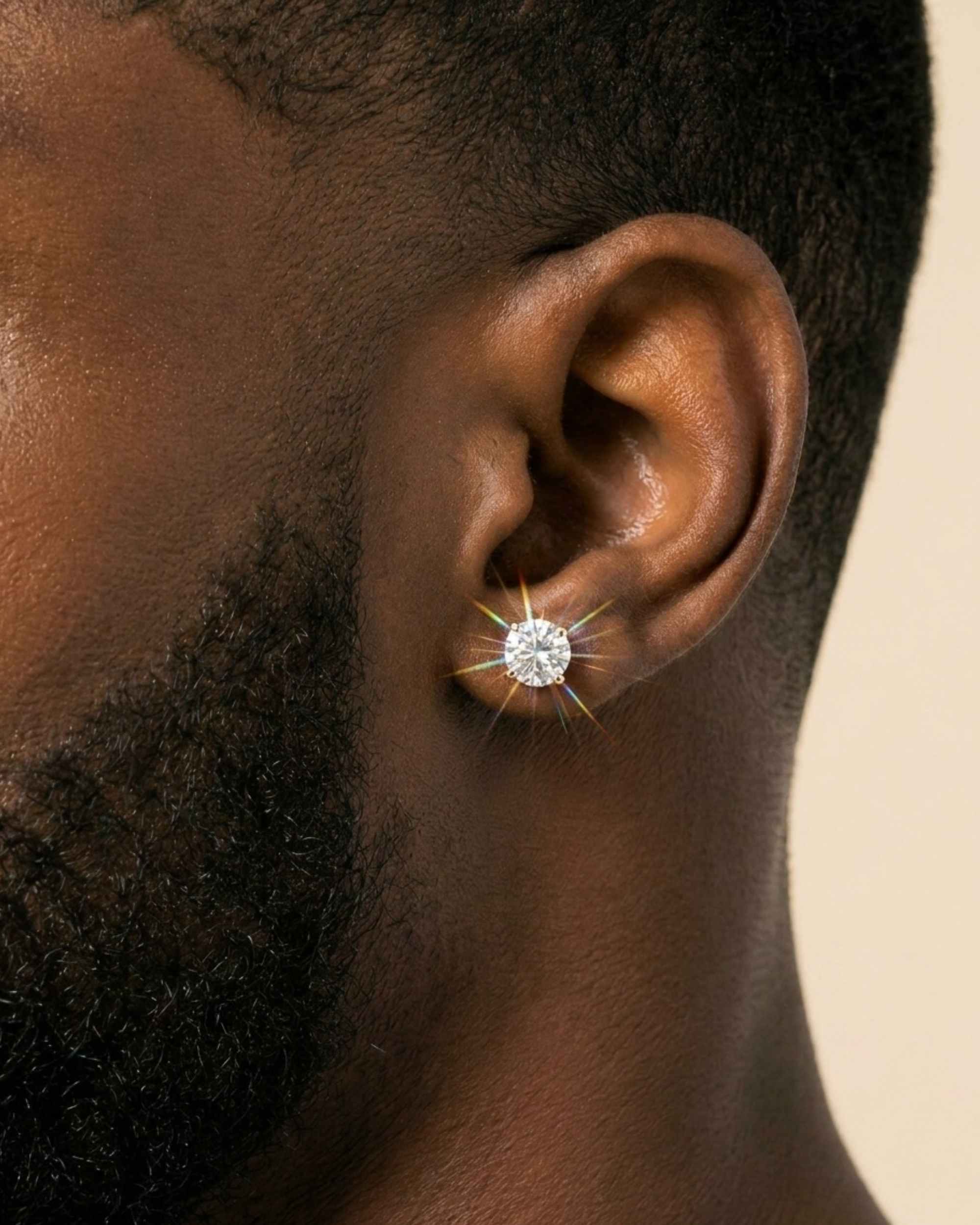 VVS Moissanite Stud Earrings (ALL SIZES) - Image 9