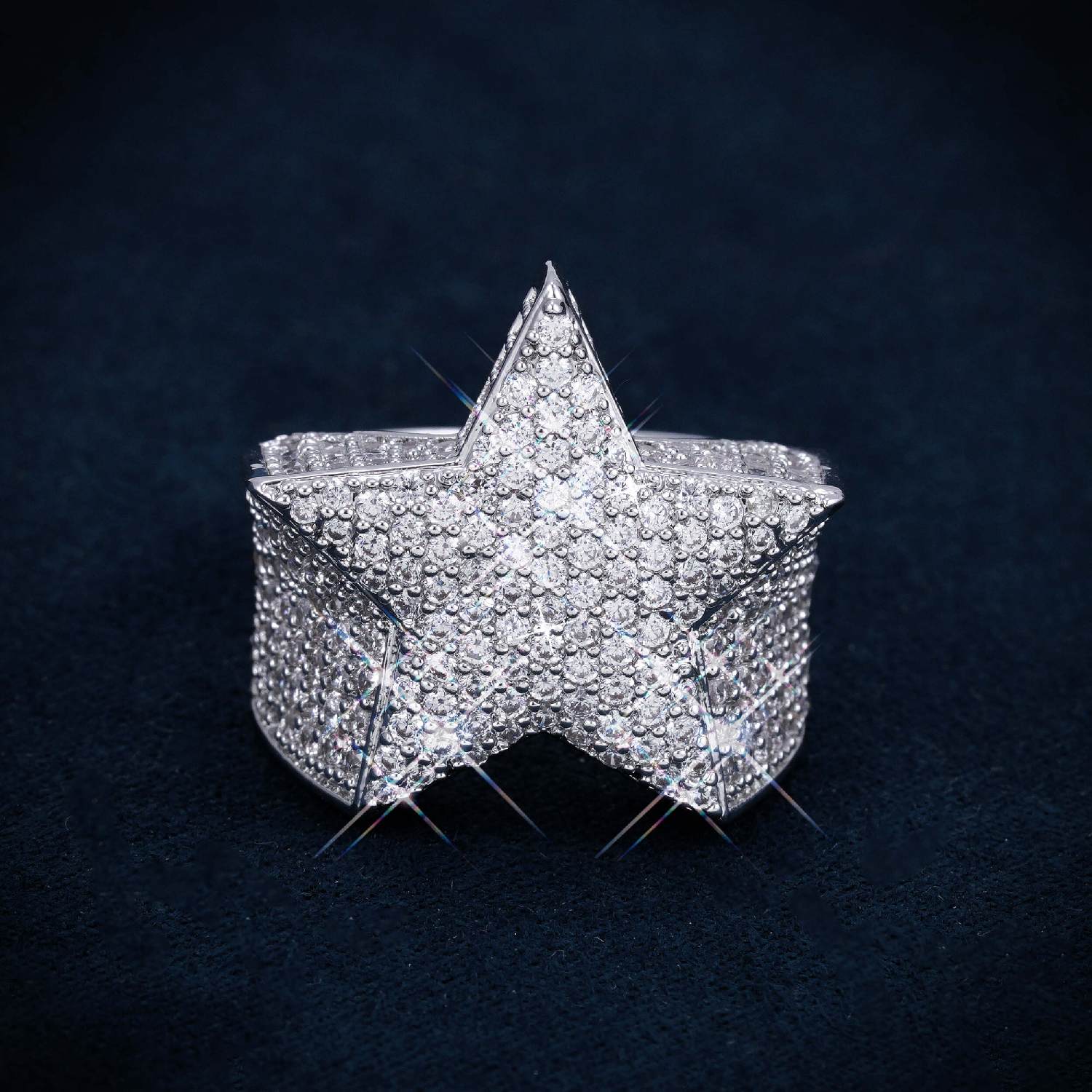 VVS Star Ring 14K Gold - Image 4