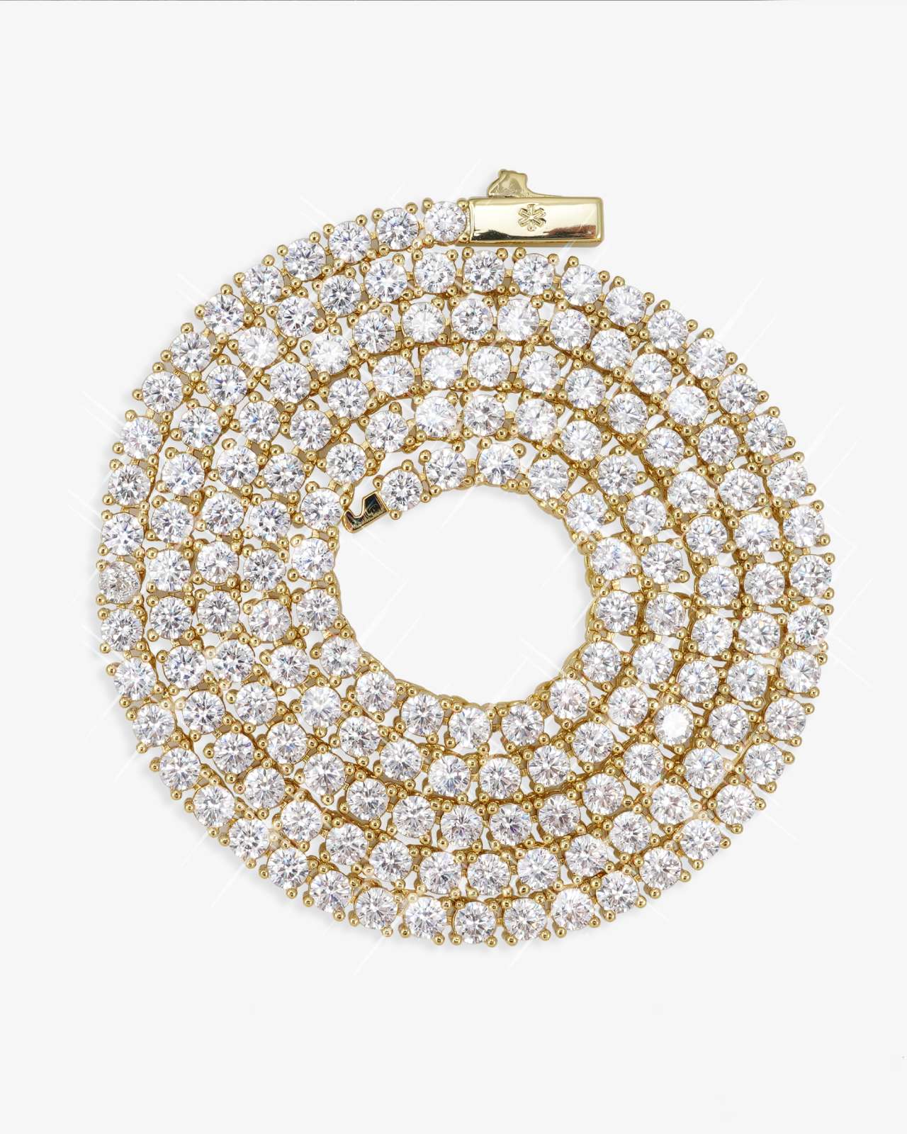 VVS Tennis Chain 14K Gold (ALL SIZES) - Image 21