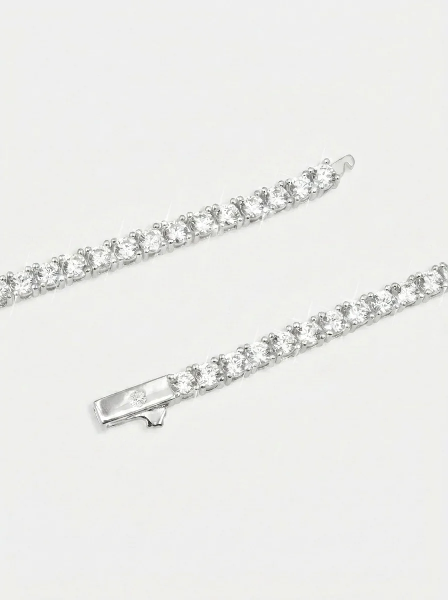 VVS Tennis Chain 14K Gold (ALL SIZES) - Image 34