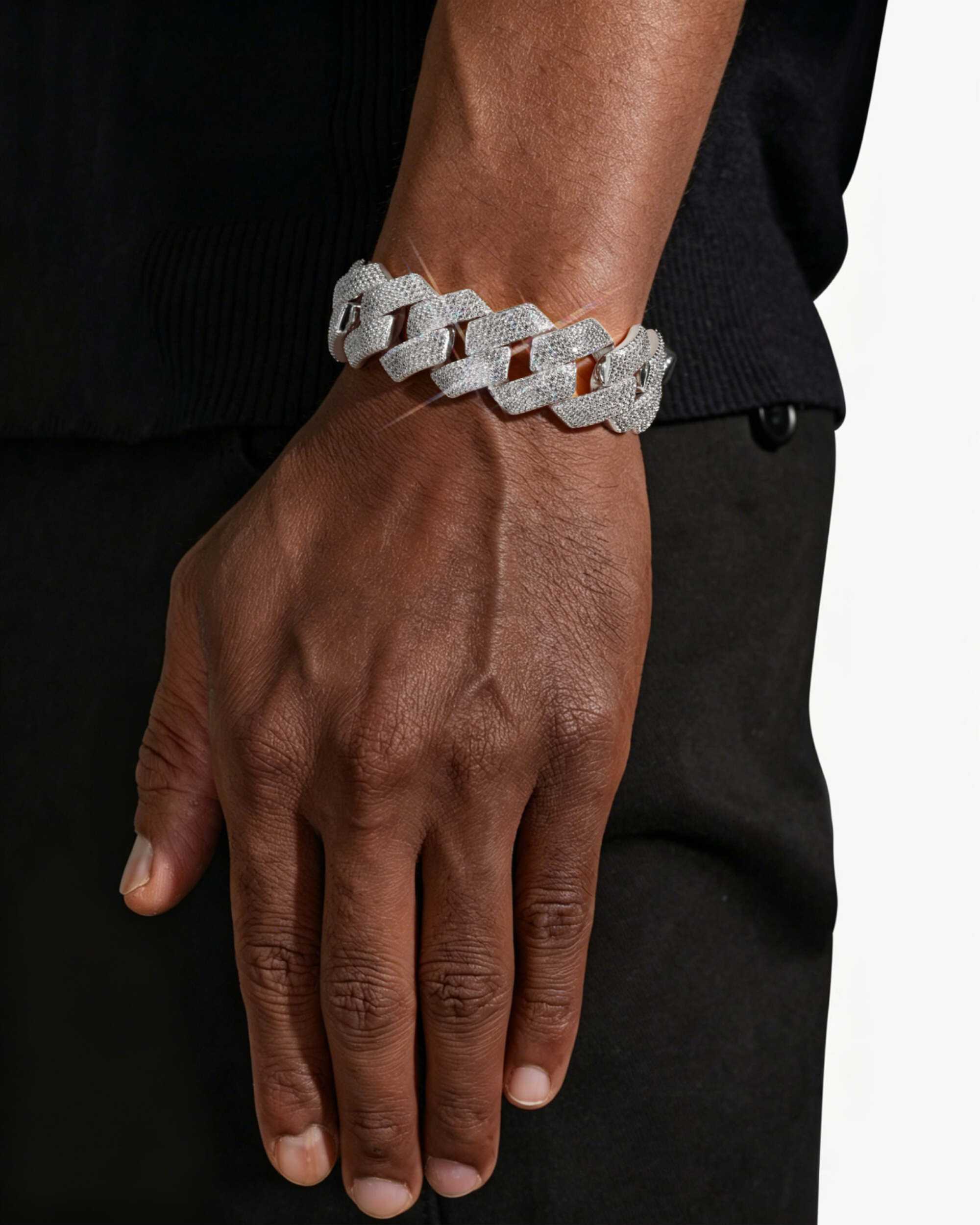 VVS Cuban Link Bracelet 14K Gold (ALL SIZES) - Image 5