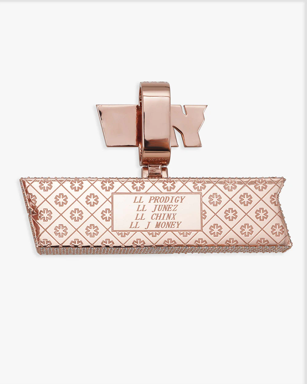"YRS BOOGZ" Custom Diamond Pendant 14K Gold - Image 2